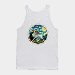 ZODIAC Aries - Astrological ARIRS - ARIRS - ZODIAC sign - Van Gogh style - 4 Tank Top